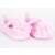 Yo! Bébi rózsaszín babacipő virág díszítéssel