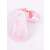 Yo! Bébi rózsaszín babacipő virág díszítéssel, alulnézet