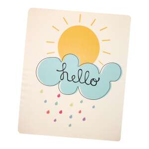 Hello pelenkázó lap nap és felhő mintával - Timba