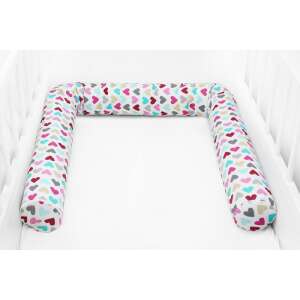 Scamp Rácsvédő Hengerpárna - Színes Szívek - 300cm