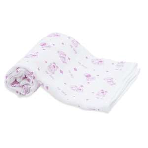 Scamp tetra textil pelenka 1db-os - Rózsaszín macis 73739602 Textil pelenkák