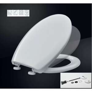 MKW Universal Trend Plus WC-tető SoftClose WC ülőke lassú záródással, fehér - WC ülőke