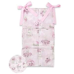 Baby Shop zsebes tároló -  rózsaszín virágos nyuszi 73751356 Zsebes tárolók