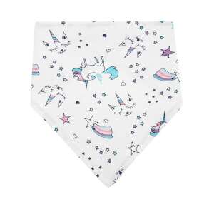 Akuku háromszög alakú előke egyszarvú és csillag mintával - Akuku