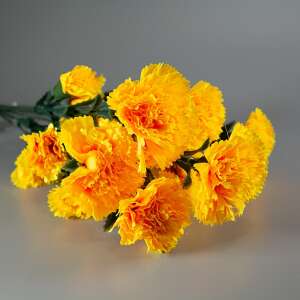 Sárga szegfű 30 cm 18 virág 73755114 