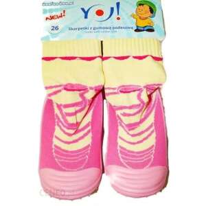 YO! Lány zoknicipő 24-es rózsaszín 73755421 Puhatalpú cipő, kocsicipő