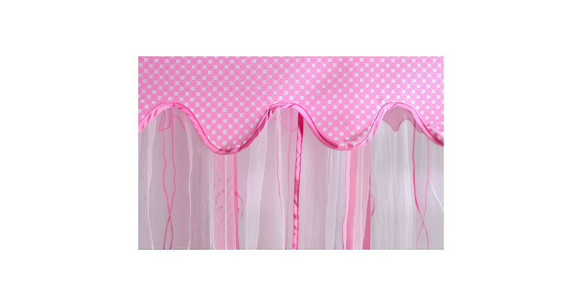 Cort de joacă Pepita cu perdele - Castel #roz 145825448