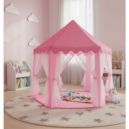 Pepita Play Tent with curtains - Castle #pink 145825448