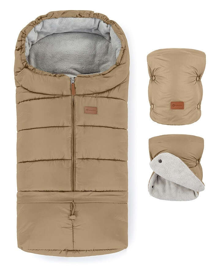 PETITE&MARS Téli szett Jibot 3in1 bundazsák + kézmelegítő kes...
