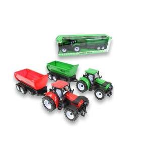 Farmer Traktoros Pótkocsis Gyerek Játék (37 cm) 73762572 Munkagépek gyerekeknek - Traktor