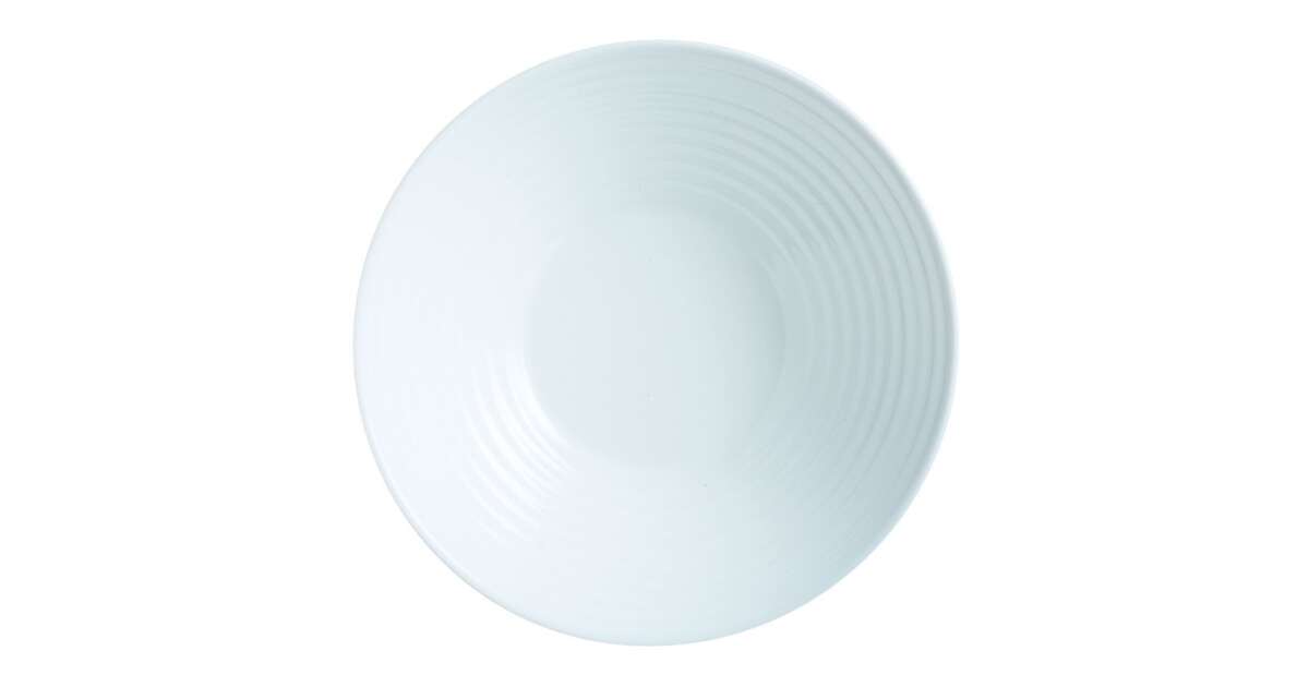Luminarc Harena Schwarz 6er-Set Glasschüsseln, 20 Cm – Gehärtetes Glas, Mikrowellen- & Spülmaschinengeeignet