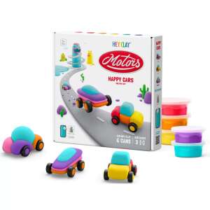 Hey Clay - Happy automobili set za modeliranje u boji

