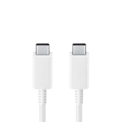 Cablu Samsung USB-C la USB-C, 5A, 1,8m, alb