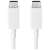 Kábel Samsung USB-C do USB-C, 5A, 1,8m, biely