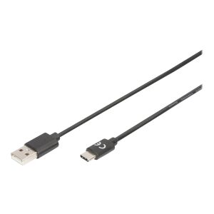 Kabel USB-C do USB-A Assmann 1.8m - Czarny - Digitus Kabel USB