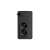 Njoy UPLI-LI060KE-CG01B Keen 600 UPS, black, back view with 2 Schuko outlets
