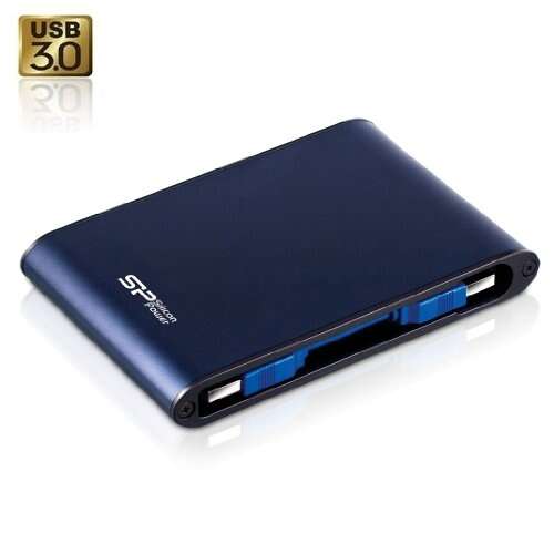 Silicon Power Armor A80 1TB kék külső merevlemez, USB 3.0, ütésálló, vízálló 