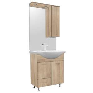 Vanessa Fürdőszobabútor - Sonoma Tölgy - 75 cm 73832371 - Fürdőszoba bútor