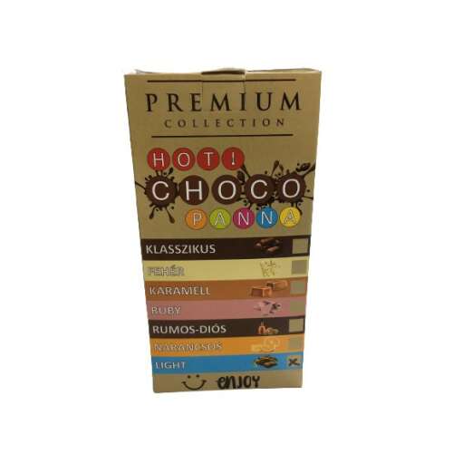 Choco Panna Light csökkentett cukortartalmú forró csokoládé doboz