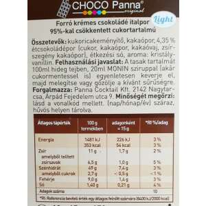 Choco Panna forró csoki light, csökkentett cukortartalmú 15g 73832506 