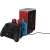 Venom VS4900 Nintendo Switch charging station with controllers and game cartridges, black