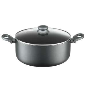 Ambition Graphite fazék üveg fedővel, 28 cm - Fazék