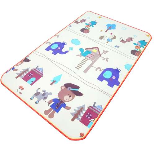 Pepita Large Double-Sided Play Mat 120x180 cm - Animals (B) playmat for babies and toddlers with colorful animal designs