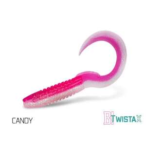 Delphin TwistaX Eeltail 15cm horgászcsali, Candy színben - Horgász csali