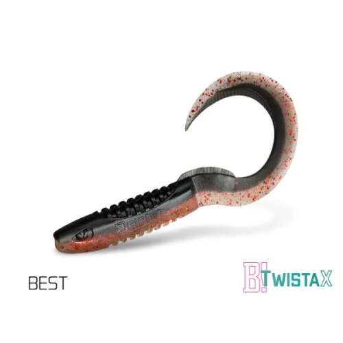 Delphin TwistaX Eeltail 6cm gumicsali, Best szín - Műcsali