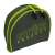 STÉG Product orsótartó táska, szürke zöld díszítéssel