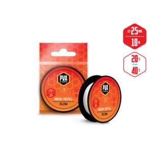 Delphin PVA n'tastic lassan oldódó háló utántöltő, 25mm átmérő, 10m hossz - Halvédelem