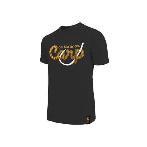 Delphin Carp on the Hook póló, fekete, oldalnézet