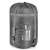 Spokey Polaris 350 sleeping bag, gray and black, packed in compression sack