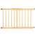 Dechland adjustable safety gate, 72-122cm, brown, wooden, for stairs, doorways, hallways