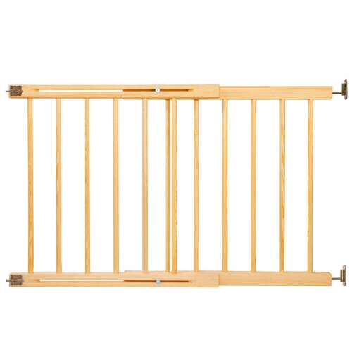 Dechland wooden adjustable safety rail 72-122cm #brown