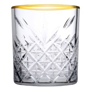 Pasabahce Timeless 345 ml vizespohár arany szegéllyel, közelkép - Pasabahce