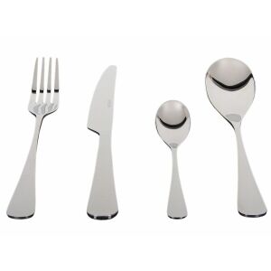 Ambition Rave rozsdamentes acél evőeszközkészlet, villa, kés, teáskanál és kanál - Evőeszköz