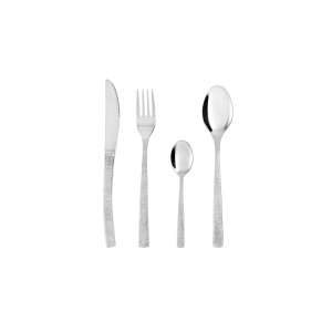 Zestaw sztućców Ambition River 24-częściowy, stal nierdzewna, nóż, widelec, łyżka, łyżeczka do herbaty - Zestaw sztućców