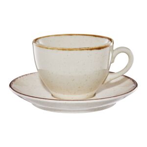 Ambition Craft - Bézs Csésze és Csészealj - 220ml