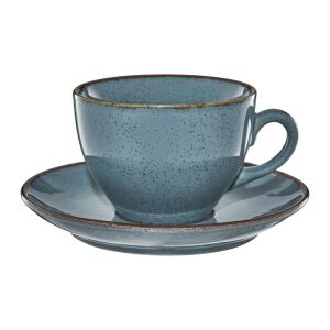 Ambition Craft Kék Teáscsésze és Alátét Szett - 220ml - Teáscsésze