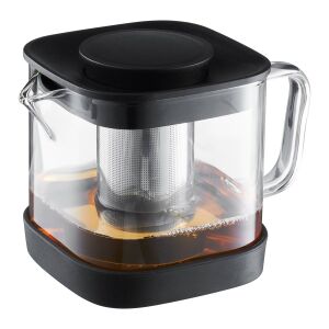 Ambition Irene üveg teáskanna teával töltve, 0.6 l, rozsdamentes acél szűrővel - Kávékiöntő