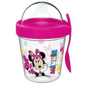 Disney Minnie egér snack pohár fedéllel és kanállal, 350 ml - Pohár