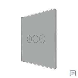 LUXION Fényerőszabályzós Dimmer Üveg Érintőkapcsoló Panel