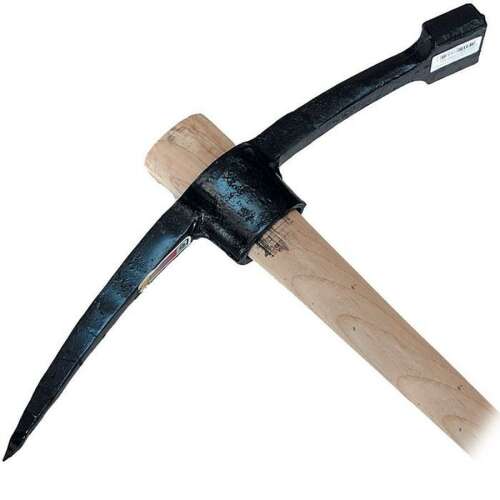 Csákány tömörítő 3000 gr NYELEZETT csákány, fa nyéllel