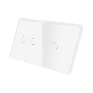 LUXION Dupla + Egyszerű Üveg Érintőkapcsoló Panel