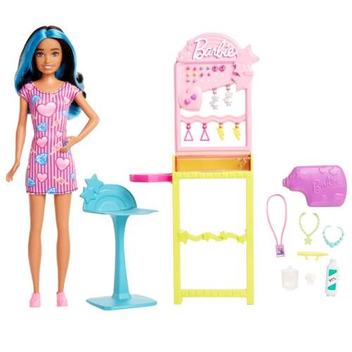 Barbie Skipper First Jobs Kapitan i Wielka Przygoda z Opiekunką Piercing Studio Zestaw do Zabawy