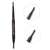Focallure Auto Brows eyebrow pencil, dark grey, triangular tip, spiral brush, eyebrow shaping, long lasting