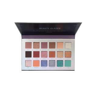 Paleta de fard de pleoape Beauty Glazed Mysterious, 18 nuanțe, mate, strălucitoare și duochrome - Frumusețe și sănătate