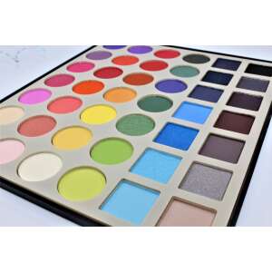 Gulflower Ultimate Palette 42 Lidschatten-Palette, 42 leuchtende Farben, matt und schimmernd, langanhaltend, perfekt für jeden Anlass - Lidschatten