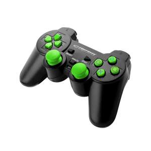 Esperanza Corsair game controller PS2/PS3/PC, Green/Black